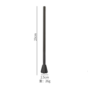 DFS0325 Pailles à boire en métal de 9 mm, design unique, réutilisables, pour smoothies, bubble tea, mélangeur, pailles en acier inoxydable - Product Image 6