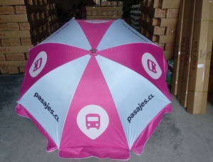 Logo personalizzato stampato pubblicità grande ombrellone da giardino forte ombrellone solare - Product Image 4