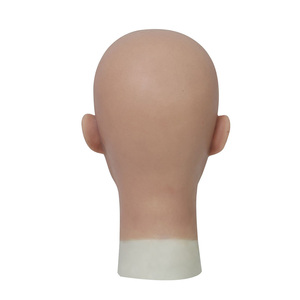 Masque facial en silicone réaliste avec maquillage, masques faciaux féminins pour cosplay, travestissement, transgenre - Product Image 4