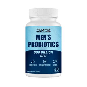Oem Label Probiotica Voor Mannen 500 Miljard Cfu Spijsvertering Darm Probiotica <span class=keywords><strong>Capsules</strong></span> - Product Image 1