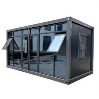 Maison conteneur préfabriquée démontable, bâtiment modulaire moderne pour bureau, hôtel, cuisine, supermarché, chambre extérieure