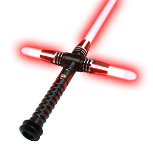 Sabre laser TXQSABER C-02 avec poignée en métal, 16 sons, pour cosplay et duel, lame de sabre avec réglage du volume, jouets LED <span class=keywords><strong>Kylo</strong></span> <span class=keywords><strong>Ren</strong></span> - Product Image 1