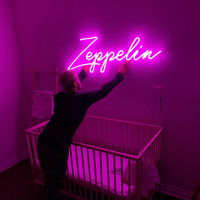 Enseigne néon LED publicitaire de haute qualité, personnalisable pour l'éclairage de mariage, la décoration directionnelle, étanche IP67, couleurs personnalisées