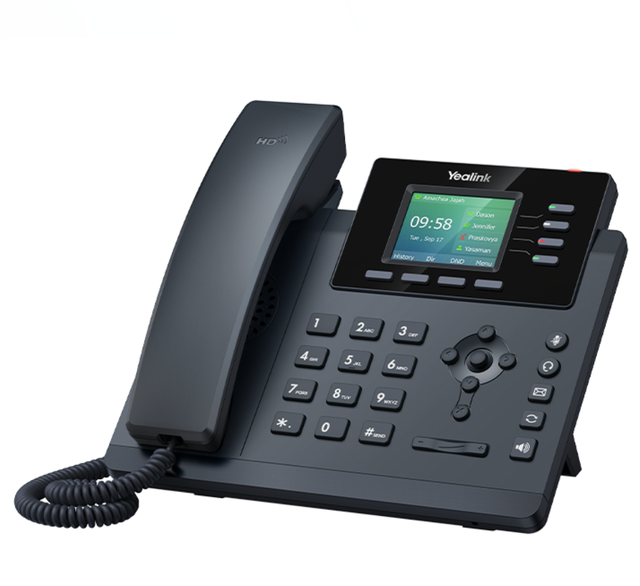 For T34W POE Wi-Fi IP Phone 4 SIP Lines 5-way Conference 320x240 Color LCD Gigabit USB 2.0 HD Voice Business VoIP