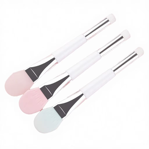 Brocha de Doble Cabeza para Mascarillas Faciales con Logotipo Personalizado, Brocha para Lavar la Cara y la Nariz, para Herramientas de Maquillaje y Cuidado de la Piel DIY - Product Image 4