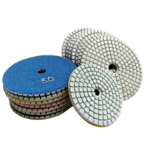 Bolide Tools Özelleştirilebilir 3 inç Elmas Parlatma Pedleri Islak/Kuru Aşındırıcı Ped Mermer Granit için OEM/ODM Desteği 3 Yıl Garantili Yuvarlak - Product Image 1