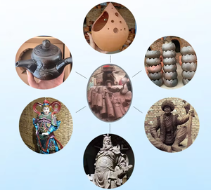 JIUYU-Machine de fabrication d'argile, petite machine de moulage par extrusion d'argile, barre de poterie scolaire - Product Image 4