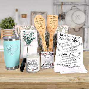 2025 Ideas Juego de regalo de inauguración de la casa para hermana Mejor amiga Regalos de cumpleaños para cuñada Regalos del día de San Valentín para hermana - Product Image 2