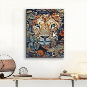 Peinture sur toile de tigre de jungle de haute qualité peinture d'impression HD peinture de décoration murale - Product Image 3