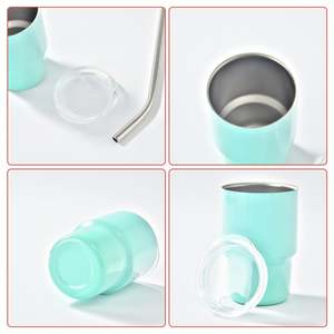 Vaso Térmico Mini de 2oz al por Mayor, Vaso de Chupito en Blanco, Vaso para Coche Personalizable con Tapa, Vaso de Vino Aislado - Product Image 3