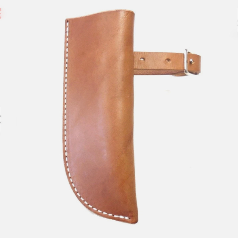 Durable brown genuine leather