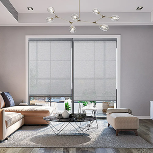 Cơ giới màn lăn bóng râm Đồng bằng 100% polyester UV bảo vệ hoạt động yên tĩnh Tùy chỉnh mặt trời phong cách văn phòng thông minh rèm - Product Image 6