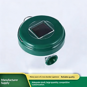 เครื่องดักผึ้งพลังงานแสงอาทิตย์แบบข้ามพรมแดน IPX4กับดักฝนสำหรับสวนผลไม้ตัวต่อแมลงแมลงวันผลไม้ - Product Image 3