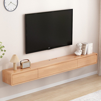 Nouvelle conception moderne européenne, meuble TV flottant en bois, support mural pour salon, armoire TV, composants TV en gros à prix abordable, console