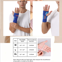WOSWEIR Support de genou sportif, attelle de cheville en nylon, attelle de poignet pour la course, le basketball, la gym, l'entraînement, soulagement des douleurs articulaires
