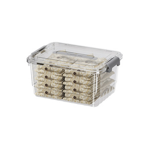 Hiện Đại PP Trong Suốt Dày Hình Chữ Nhật Hộ Gia Đình Quần Áo Lớn Đồ Chơi Tổ Chức 20-30L Bền Vững Đa Chức Năng Nhựa Lưu Trữ - Product Image 1