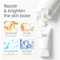 Nettoyant Visage Acides Aminés Marque Blanche à l'Extrait de Feuille d'Olea Europaea, Base de Savon, Composé Tensioactif Aminé Doux
