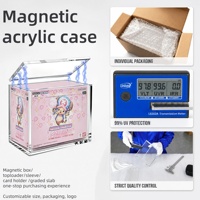 Boîte de présentation en acrylique résistante aux UV à 99 % pour boosters One Piece, compatible avec OP04-13 et EB01/02, étui en acrylique pour boosters One Piece