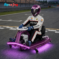 Kart électrique de drift ApexJoy 800W 30 km/h, autonomie 30 km, charge utile 200 kg, pour location FEC, parcs d'attractions, vente en gros, directement de l'usine