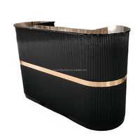 Comptoir de caisse personnalisé Mobilier commercial moderne Petit magasin de vêtements Salon de beauté Bar Entreprise Réception