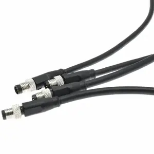 ปลั๊กตรงตัวผู้ตัวเมีย12ขา8pin 5PIN 4Pin 3pin ขั้วต่อ M12กันน้ำ - Product Image 3