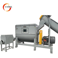 Ligne de broyage et de lavage pour bouteilles PE PP, fûts HDPE, conteneurs, machine de recyclage des déchets PE PP
