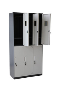 Made in China 6 Door <strong>Locker</strong> Modern Steel Clothes Storage Cabinet <strong>Simple</strong> School Office <strong>Locker</strong> - Product Image 4