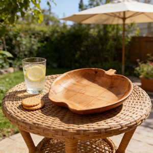 Tazón para Ensalada de Madera de Acacia Pulida, Ecológico, de Primera Calidad, Apto para Alimentos, Hecho a Mano, para Uso Familiar - Product Image 6