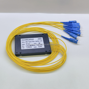 Divisor de Fibra Óptica de Fábrica 1x8 con Caja ABS, Conector SC/UPC, Equipo de Red FTTH FTTB FTTX, IL≤0.3dB - Product Image 5