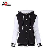 Vestes de baseball blanches pour hommes, manteau en molleton personnalisé, imprimé par sublimation, veste de Baseball, broderie, vente en gros, tendance