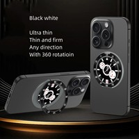 Mini soporte de anillo magnético de metal personalizado Soporte de agarre de fábrica con correa para teléfonos móviles Soporte de anillo de teléfono celular de fácil acceso