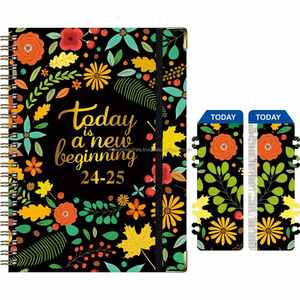 Agenda de luxe en cuir spirale A5 2024, carnet de notes de bureau, journaux, bloc-notes personnalisé avec logo pour enseignants et étudiants - Product Image 2