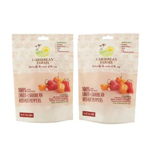 Bedruckte kundendefinierte Lebensmittelverpackung für Saatgut Gemüse Trockenfrucht Standbeutel mylar-Tasche