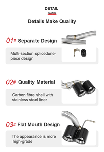 Tubos de <span class=keywords><strong>escape</strong></span> de coche SYPES para BMW E90 e92 actualización M rendimiento <span class=keywords><strong>m3</strong></span> M4 fibra de carbono Quad Punta de <span class=keywords><strong>escape</strong></span> sistema de <span class=keywords><strong>escape</strong></span> silenciador punta OEM - Product Image 3