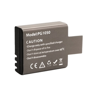 แบตเตอรี่ PG1050 1050mAh สำหรับกล้องแอคชั่น SJCAM SJ4000 M10 ได้รับการรับรองมาตรฐาน CE RoHS ขายส่งจำนวนมาก ความจุสูง - Product Image 4