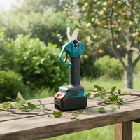 Sécateur électrique à grande ouverture pour arbres fruitiers, modèle à affichage numérique pour la taille des branches épaisses