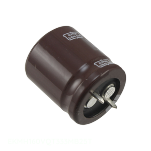 ตัวเก็บประจุแบบ Through Hole รุ่น CAP ALUM 33000UF 20% 16V RADIAL 33000 uF EKMH160VQT333MB25T - Product Image 1