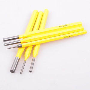 Solid <b>Punches</b> <b>Set</b> 6 Piece 1/8 To 1/4 Inch Cylinder Chisel For Stonemason Tools - Product Image 3