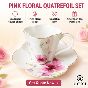 Taza <span class=keywords><strong>de</strong></span> Té <span class=keywords><strong>de</strong></span> Porcelana Blanca con Flores Rosas y Platillo con Borde Dorado Festoneado, Taza <span class=keywords><strong>de</strong></span> Café <span class=keywords><strong>de</strong></span> Cerámica para el Hogar, Mesa, Fiesta <span class=keywords><strong>de</strong></span> Té <span class=keywords><strong>de</strong></span> la Tarde, Regalo - Product Image 1