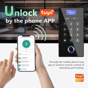 Ebkn RFID Hệ thống kiểm soát truy cập với bàn phím vân tay kiểm soát truy cập đầu đọc thẻ tuya tính năng - Product Image 4