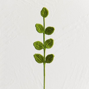 Bouquet de simulation de feuilles d'eucalyptus larges en fil tissé à la main, avec feuilles d'olivier tricotées, arrangement floral décoratif pour plantes d'intérieur - Product Image 6