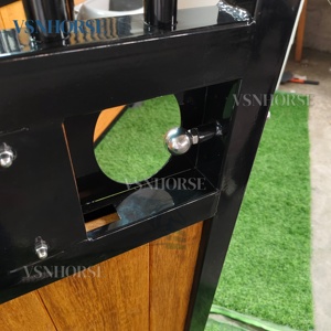 Design personalizado Prefab Horse Stall Painéis Galvanizado Steel Frame Modular Prático Horse Stable Frentes para Celeiros ao ar livre - Product Image 3