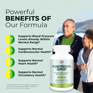 Cápsulas de Alta Calidad para el Control de la Presión Arterial con Extracto Herbal, Suplemento para la Salud de la Presión Arterial - Product Image 4