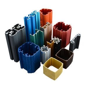 Sản xuất tùy chỉnh đầy màu sắc bề mặt 6005 6060 6061 ngành công nghiệp 6063 Cấu trúc khung nhôm hợp kim hồ sơ đùn hồ sơ - Product Image 1