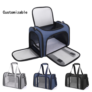 <span class=keywords><strong>Sac</strong></span> pour chat de haute qualité à bas prix avec fenêtre transparente <span class=keywords><strong>sac</strong></span> de transport pour animaux de compagnie approuvé par la compagnie aérienne chats boîte de transport payer Cach fermeture éclair voyage pour animaux de compagnie - Product Image 2
