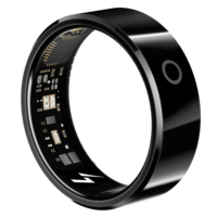 Pinteek RN01 Smart Ring 8-13 taille 5ATM étanche 7 jours d'autonomie de la batterie avec contrôle tactile pour hommes femmes