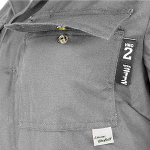 Overol de Trabajo para Hombre, Color Gris, Talla M, Algodón Transpirable, Uniforme - Product Image 4