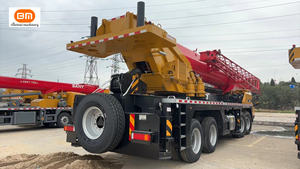 מנוף נייד משומש עם זרוע טלסקופית לבנייה במשקל 55 טון, עם רכיבים הידראוליים ותיבת הילוכים של חברת Hengli - Product Image 2