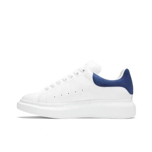 Zapatos Casuales de Alta Calidad con Suela Gruesa de Goma, Diseño Moderno, Mocasines Otoñales Blancos, Zapatillas Deportivas - Product Image 1
