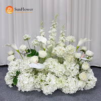 Witte Calla Lelie Roos Hortensia Bloemkrans Bruiloft Receptie Decoratie
